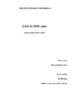 Presentations 'GAZ-12 ZIM - auto', 1.