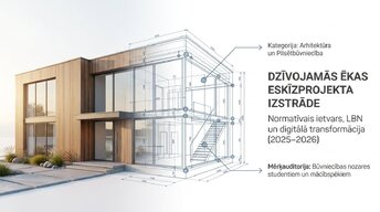 Presentations 'Dzīvojamās ēkas eskīzprojekta izstrāde', 1.
