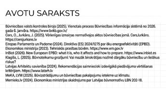 Presentations 'Dzīvojamās ēkas eskīzprojekta izstrāde', 14.