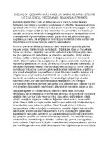 Essays 'Ekoloģiski ģeogrāfiskās vides un dabas resursu ietekme uz civilizāciju veidošano', 1.