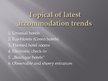 Presentations 'The Accommodation Trends', 3.