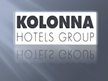 Presentations 'Kolonna Hotel Group', 2.