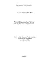 Research Papers 'Noras Ikstenas prozas valoda', 1.