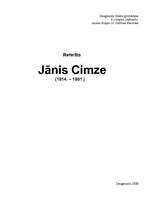 Research Papers 'Jānis Cimze', 1.