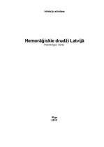 Research Papers 'Vīrusu hemorāģiskie drudži Latvijā', 1.