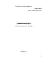 Research Papers 'Tiešā Tirzdniecība', 1.