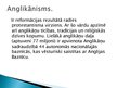 Presentations 'Anglikānisms', 2.