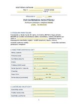 Samples 'Rīkojums par darbinieka nosūtīšanu', 1.