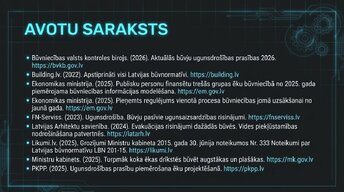 Presentations 'Sabiedrisko ēku plānošana un ugunsdrošības normas', 14.
