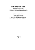 Research Papers 'Latvijas zāļu tirgus analīze', 1.