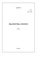 Research Papers 'Jūgendstila arhitektūra Rīgā', 1.