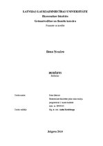 Research Papers 'Budžets', 1.