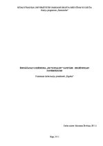 Practice Reports 'Ēdināšanas uzņēmuma sanitāri - higiēniskais novērtējums', 1.