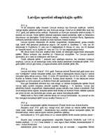 Research Papers 'Latvijas sportisti olimpiskajās spēlēs', 1.