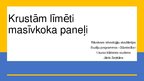 Presentations 'Krustām līmēti masīvkoka paneļi', 1.