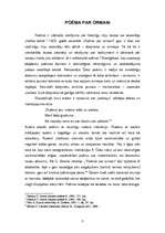 Research Papers 'A.Čaks "Poēma par ormani"', 3.