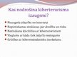 Presentations 'Kiberterorisms', 8.