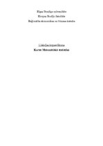 Summaries, Notes 'Kombinatorikas pamatelementi, permutācijas, variācijas un kombinācijas', 1.