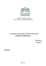 Research Papers 'Slodžu noteikšana', 1.