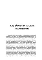 Research Papers 'Projekta darbs. Interjera dizains', 8.