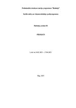 Practice Reports 'Skolotāja prakse III', 1.
