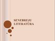 Presentations 'Senebreju literatūra', 1.