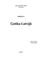 Research Papers 'Gotika Latvijā', 1.
