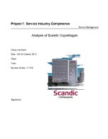 Research Papers 'Analysis of Scandic Copenhagen', 1.