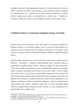 Research Papers 'Latvijas iestāšanās Eiropas Savienībā: ietekme uz politisko kultūru Latvijā', 10.