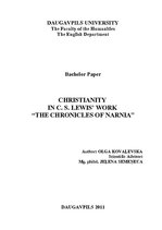 Term Papers 'Christianity in C.S.Lewis’ Work "The Chronicles of Narnia"', 1.