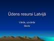 Research Papers 'Ūdens resursi Latvijā', 15.