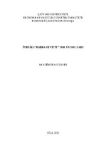 Summaries, Notes 'Žurnāla “Darba sieviete’’ 1940. un 1941. gadu analīze', 1.