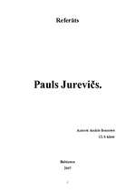 Research Papers 'Pauls Jurevičs', 1.