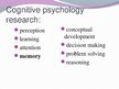 Presentations 'Cognitive Psychology', 2.