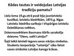 Presentations 'Tradīciju veidošanās procesi Latvijā', 7.