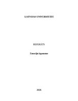 Research Papers 'Emociju izpausme', 1.