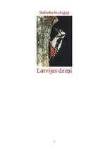 Research Papers 'Latvijas dzeņi', 1.