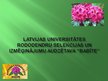 Presentations 'Latvijas Universitātes rododendru selekcijas un izmēģinājumu audzētava "Babīte"', 1.