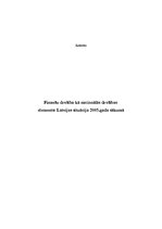 Research Papers 'Finanšu drošība kā nacionālās drošības elements: Latvijas situācija 2005.gada sā', 1.