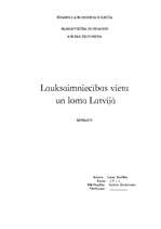 Research Papers 'Lauksaimniecības vieta un loma Latvijā', 1.