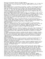 Essays 'Checklist for Strategic Planning Apple Computer', 1.