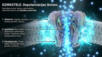 Presentations 'Darbības potenciāls un epilepsija: depolarizācija un repolarizācija smadzenēs', 3.