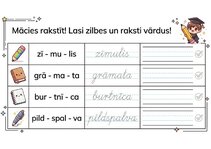 Presentations 'Latviešu valodas uzdevumi 1.–2. klasei', 4.