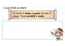 Presentations 'Latviešu valodas uzdevumi 1.–2. klasei', 9.