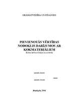 Research Papers 'PVN darījumos ar kokmateriāliem', 1.
