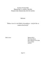 Research Papers 'Dabas resursi un to efektīva izmantošana - zvejniecība un medniecība Latvijā', 1.