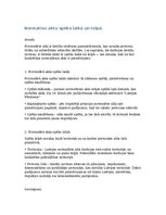 Summaries, Notes 'Normatīvo aktu spēks laikā un telpā', 1.