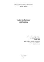 Research Papers 'Jelgavas baznīcu arhitektūra', 1.