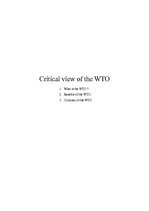 Research Papers 'World Trade Organization', 2.