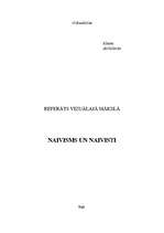 Research Papers 'Naivisms un naivisti', 1.